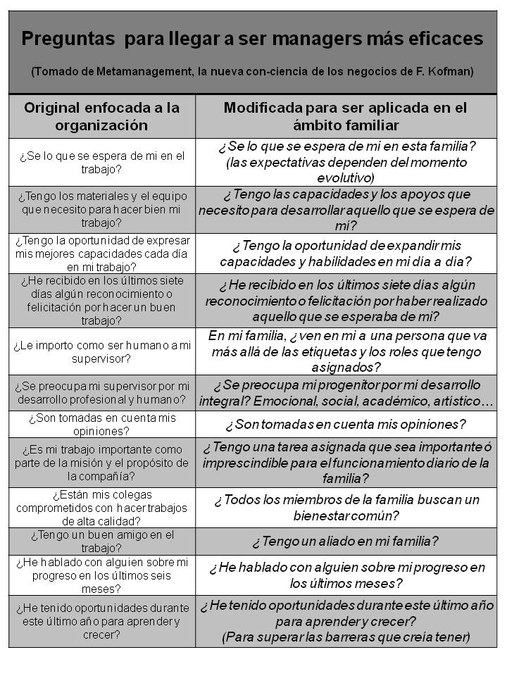 12 preguntas para convertirnos en managers eficaces de nuestra familia 3 12 preguntas para convertirnos en managers eficaces de nuestra familia bi