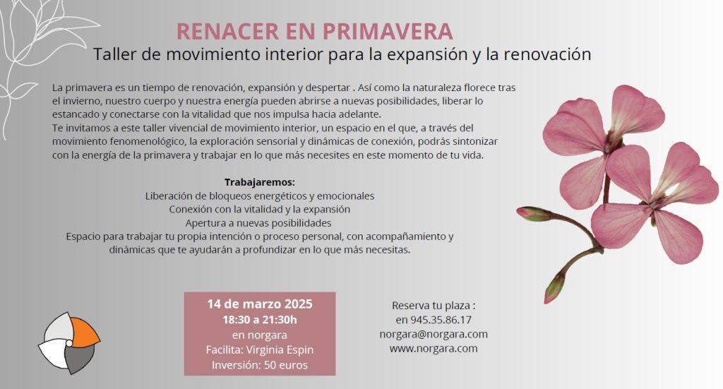 Taller de movimiento interior RENACER EN PRIMAVERA 16 Taller primavera