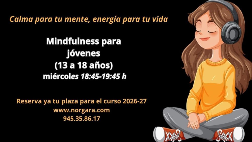 Grupo semanal de Mindfulness para jóvenes 2 Mindfulness Jovenes